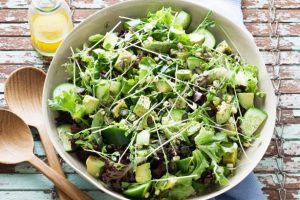 mixed green salad recipe